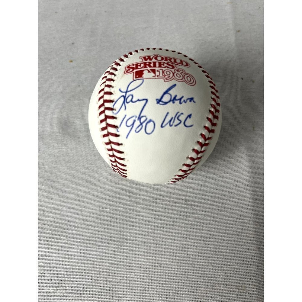 Larry Bowa Signed "1980 WSC" Autographed OBWS Baseball JSA